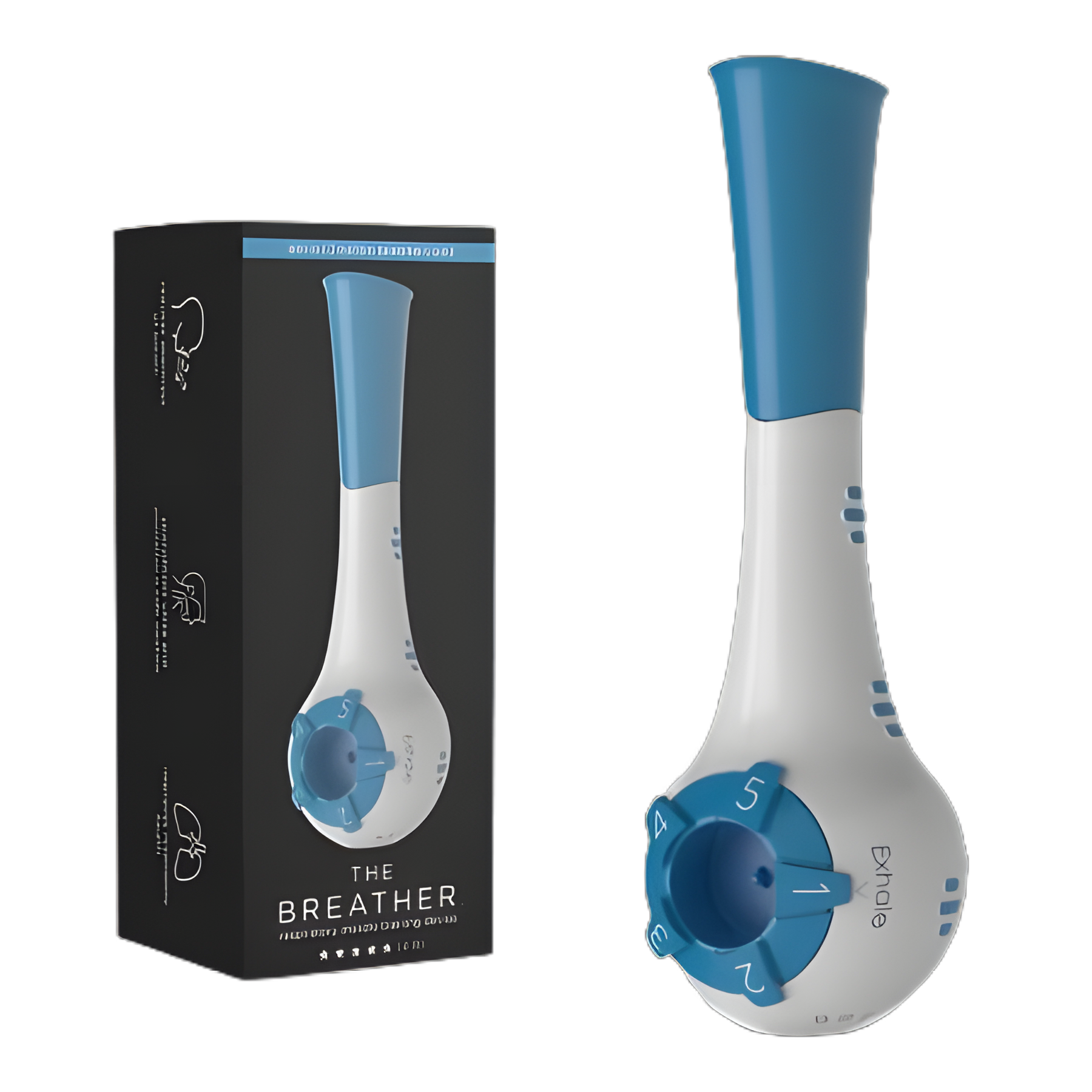 The Breather™ Respiratory Exerciser Adult - B-BLUE