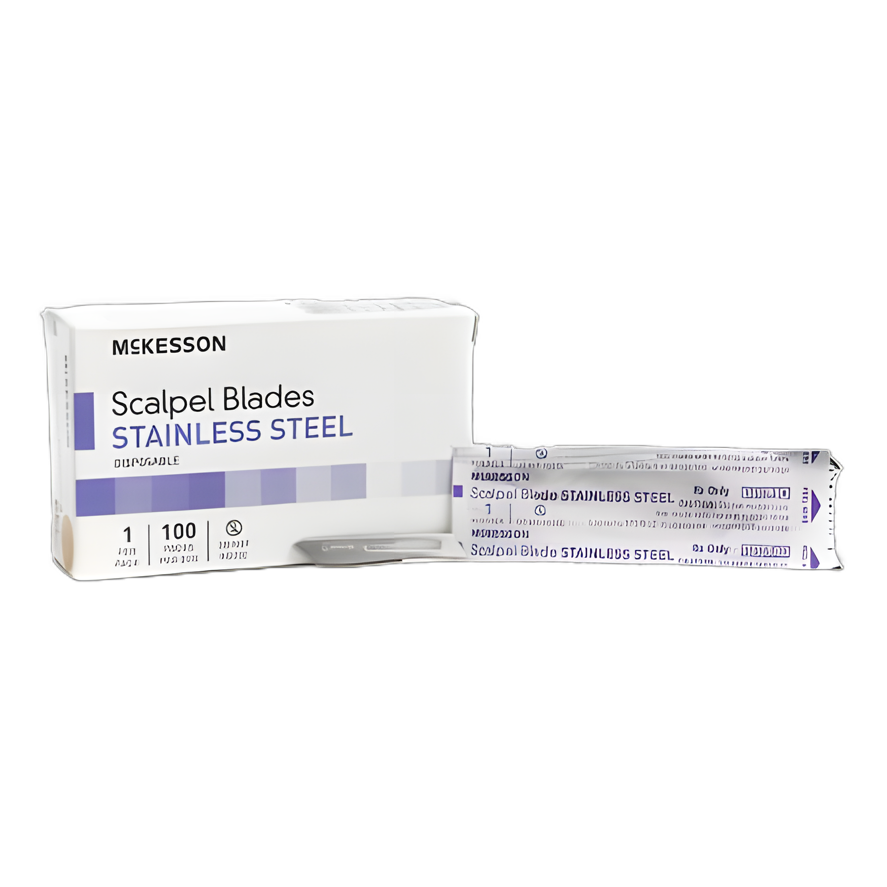McKesson Brand Stainless Steel Surgical Blade No. 10 - Sterile & Disposable