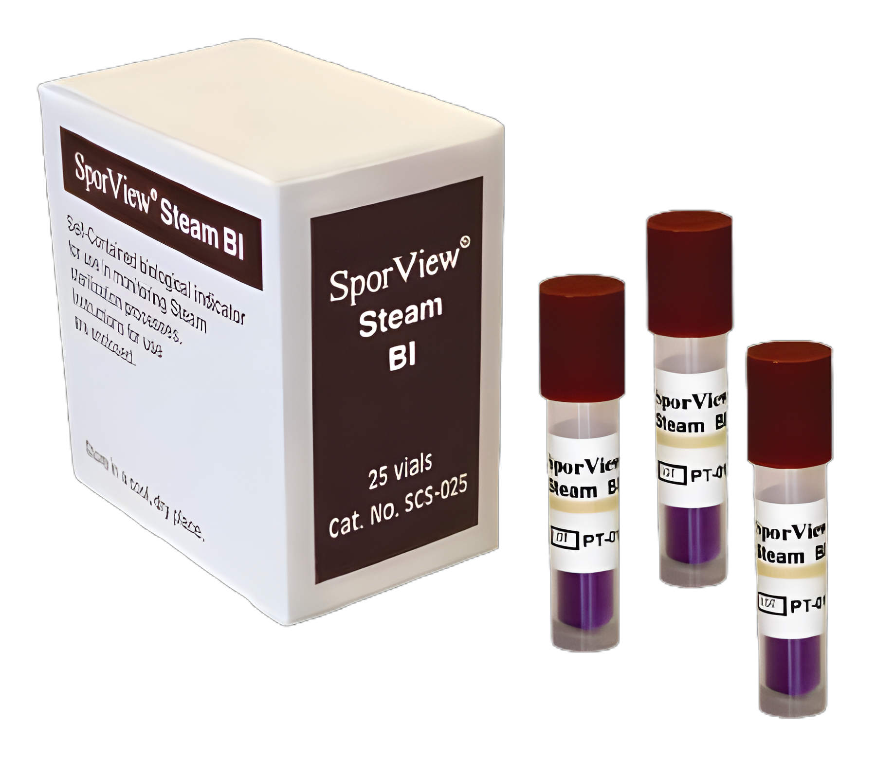 SporView® Sterilization Biological Indicator Vial Steam - SCS-025