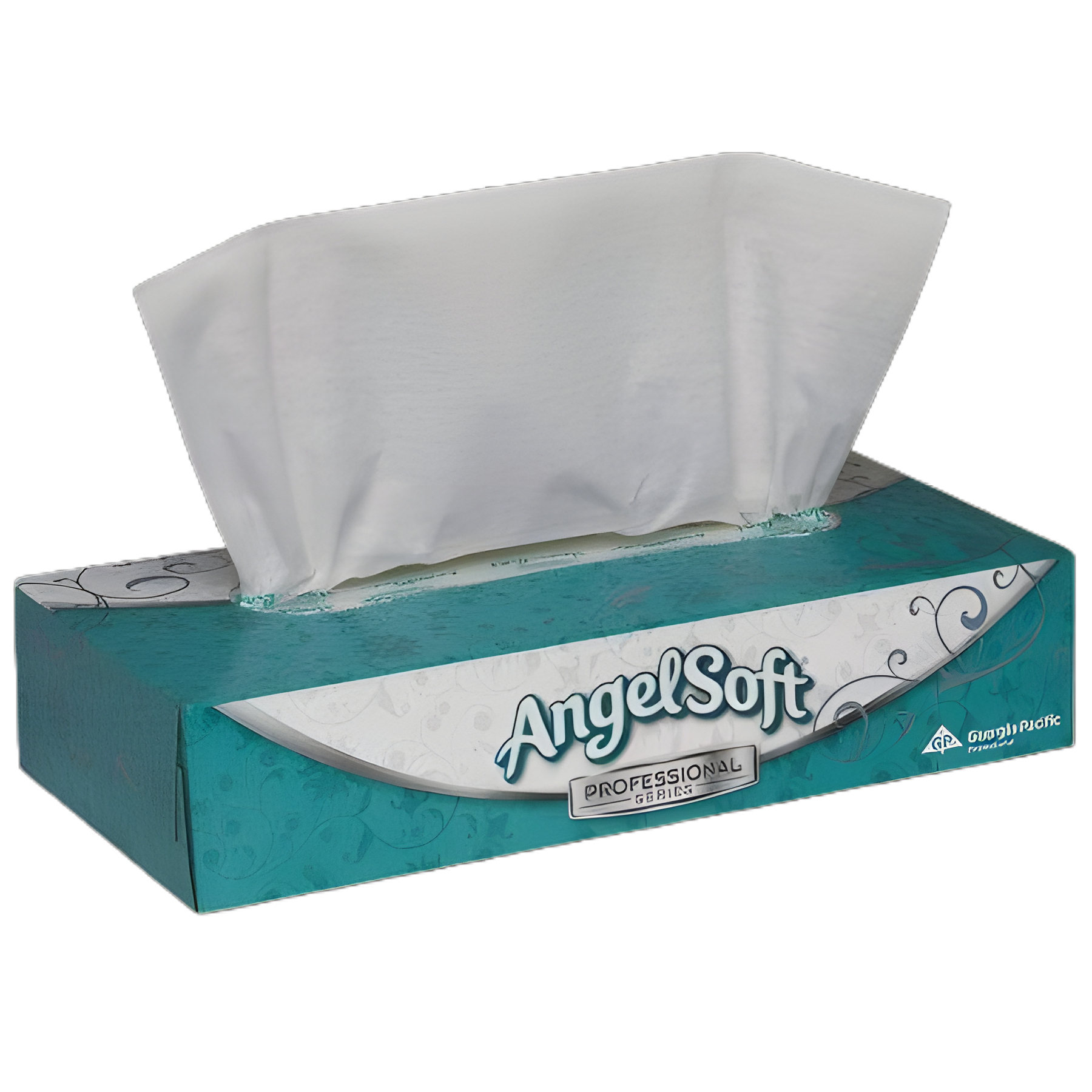 Angel Soft Professional Series® Facial Tissue White 7-3/5 X 8-4/5 Inch 100 Count