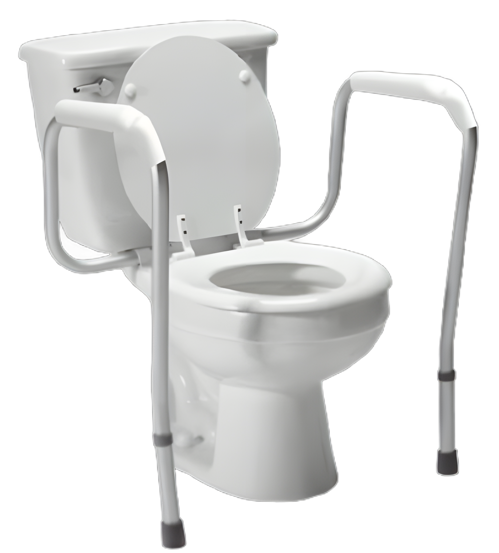 Toilet Safety Rail Versaframe White Aluminum