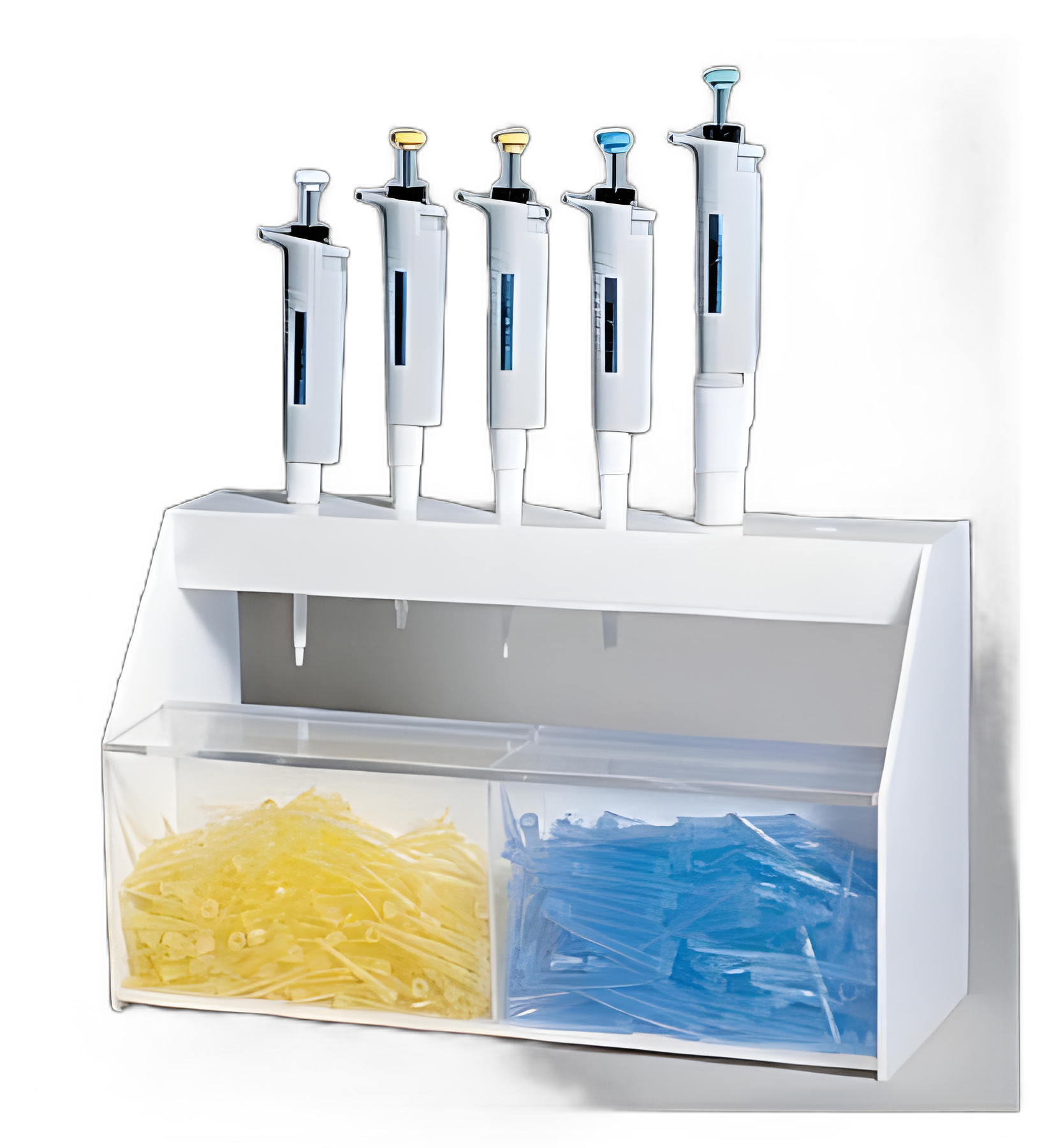Fisherbrand™ Pipetter Stand Workstation for Six Pipettors with Tip Bins