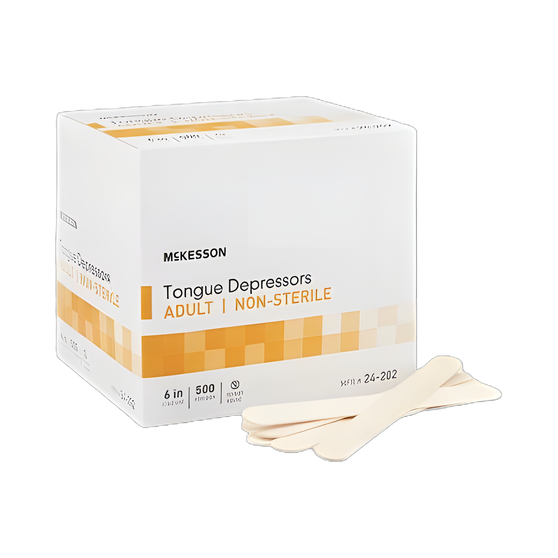 Tongue Depressor McKesson 6 Inch Length Wood - 24-202