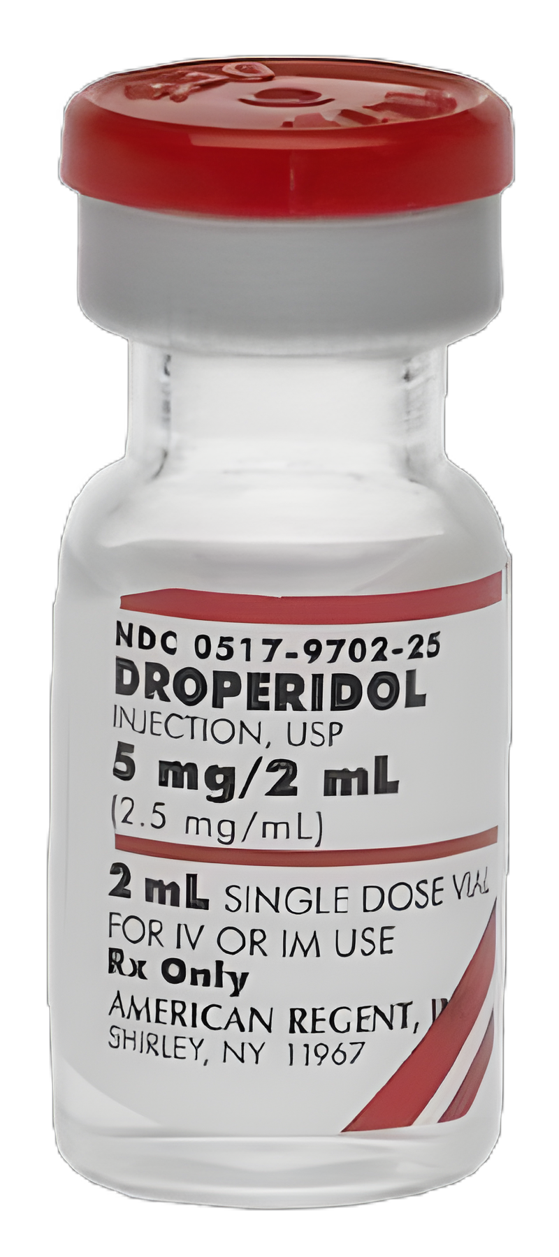 Droperidol 2.5 mg / mL Injection Single-Dose Vial 2 mL