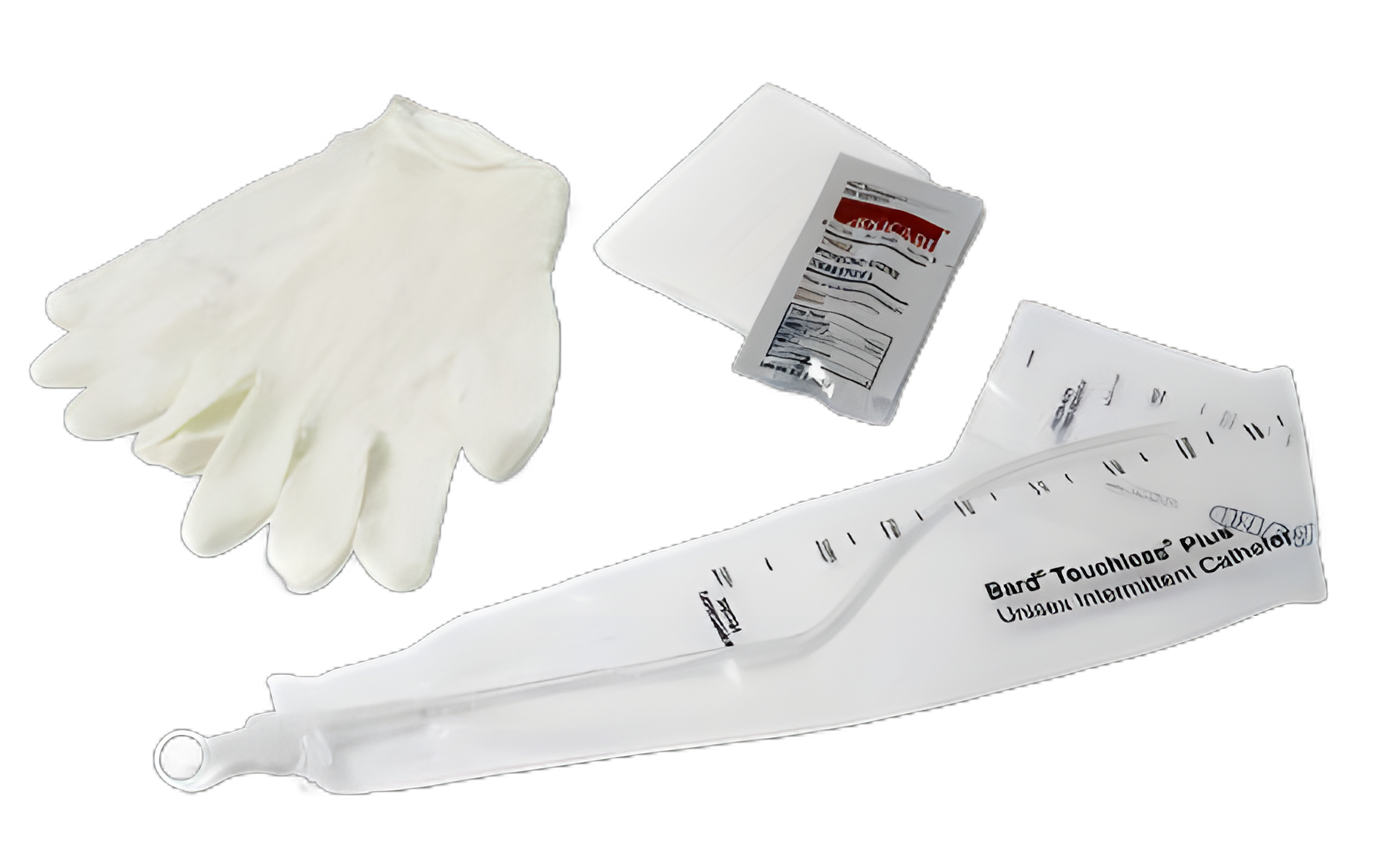 Intermittent Catheter Tray Touchless® Plus Closed System / Coude Tip 14 Fr. Without Balloon Vinyl