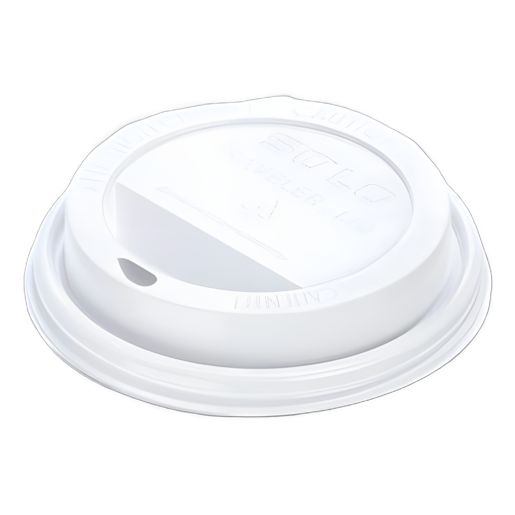 Traveler Cappuccino Style Dome Lid, Polystyrene, Fits 10 oz to 24 oz Hot Cups, White, 100/Pack, 10 Packs/Carton