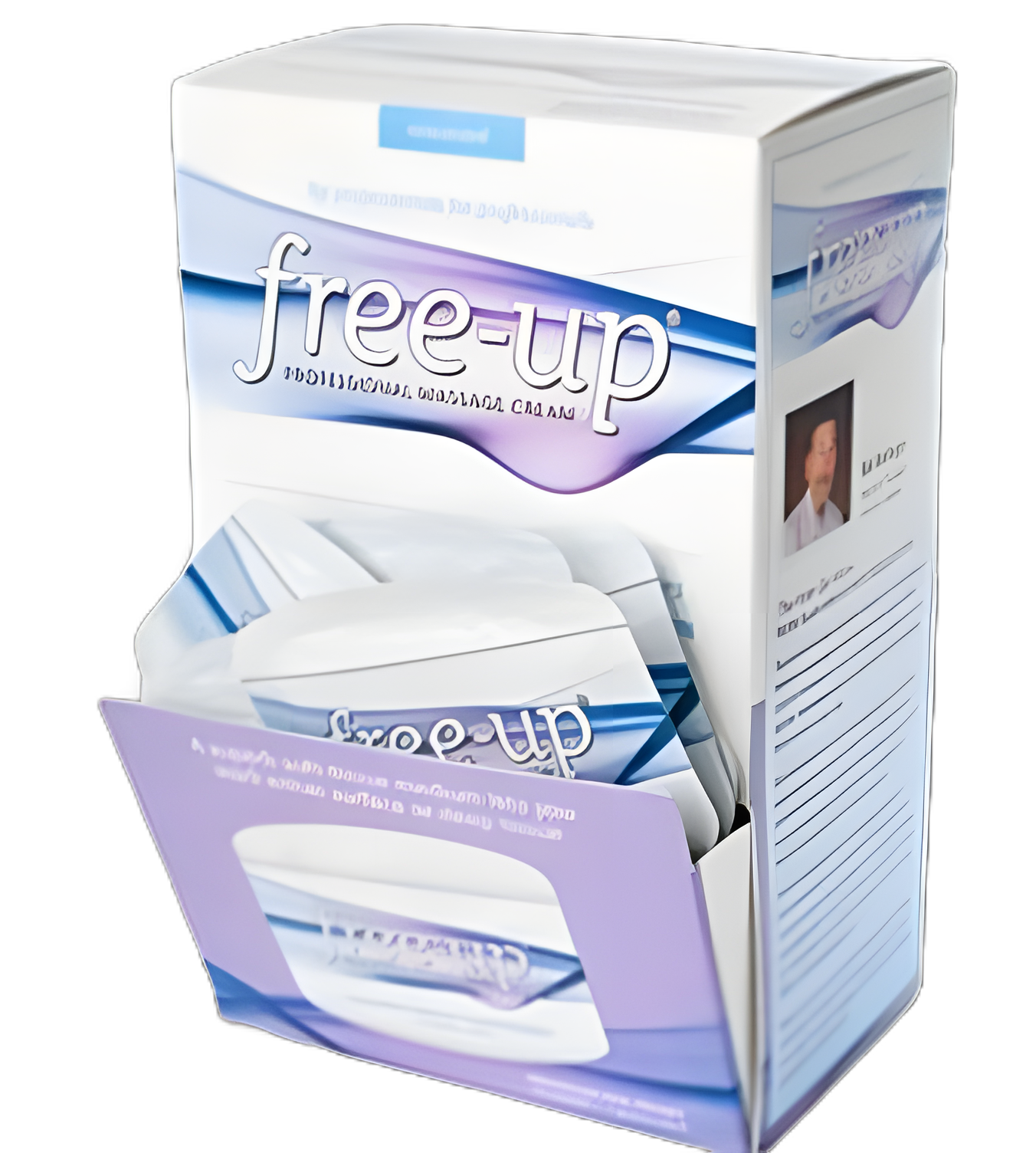 Massage Treatment Free-Up® 7 Gram Dispenser Carton with Indiviudal Packets Unscented Cream