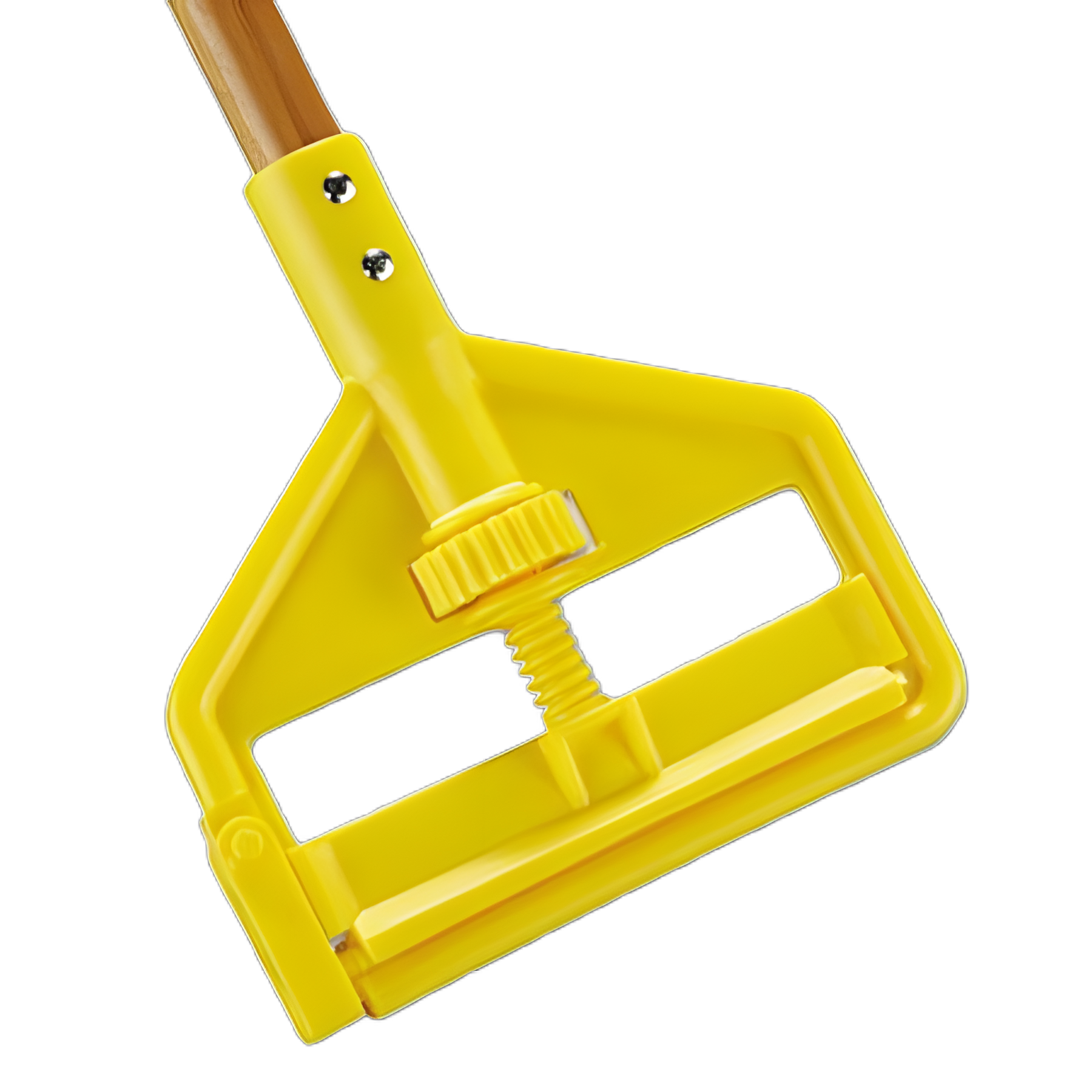 Invader Side-Gate Wood Wet-Mop Handle, 1" dia x 60", Natural, 12/Carton