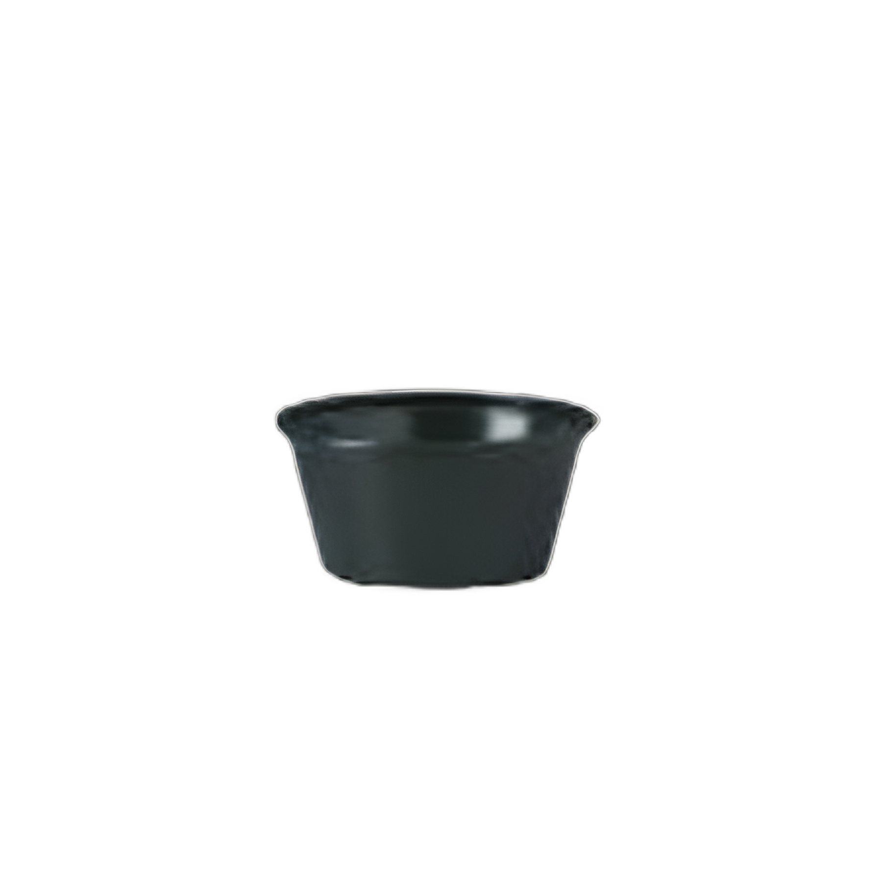 Solo® 1.5 oz Black Plastic Souffle Cup - Leak Resistant, Disposable, for Hot/Cold Use