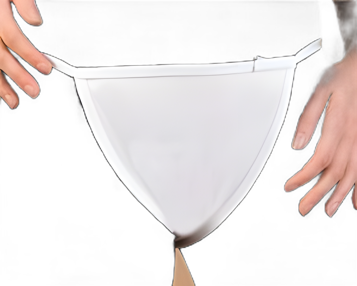 Bikini Panty White One Size Fits Most Disposable - T-650WHT