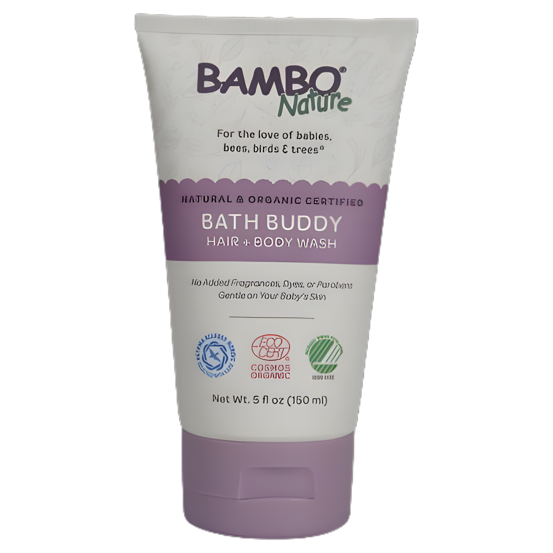 Shampoo and Body Wash Bambo® Nature Bath Buddy 5 oz. Tube Unscented