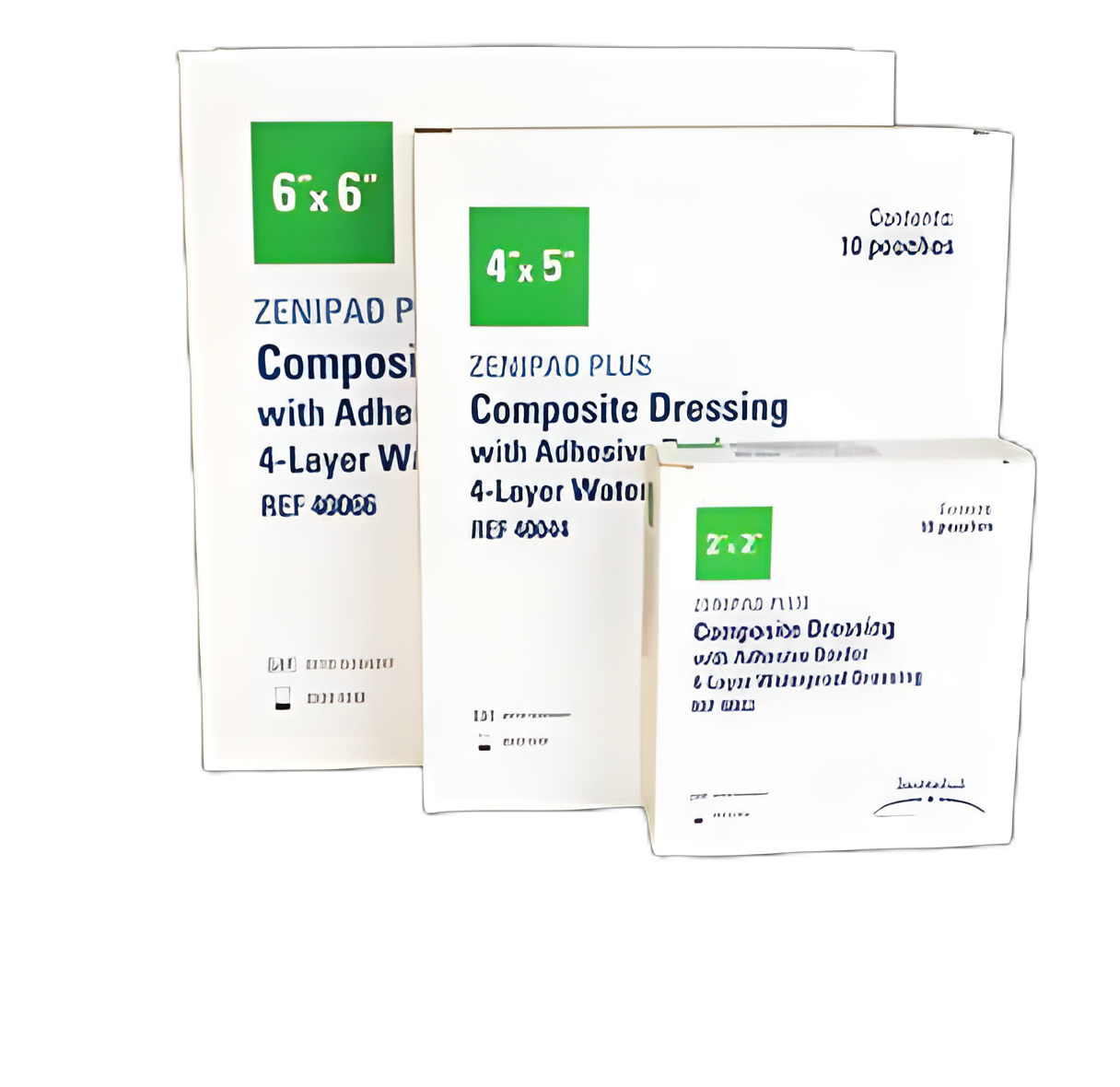 Zenipad Plus Composite Dressing 6x6 Inch Square, Sterile, Waterproof - Focus Health Group