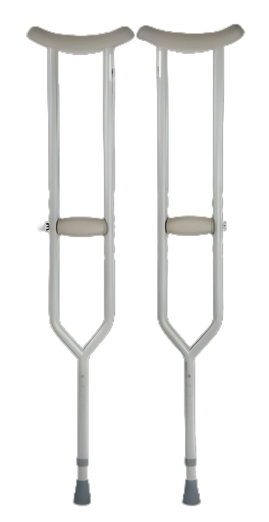 McKesson Bariatric Steel Underarm Crutches, 500 lbs Capacity, Adjustable 46-54 Inch