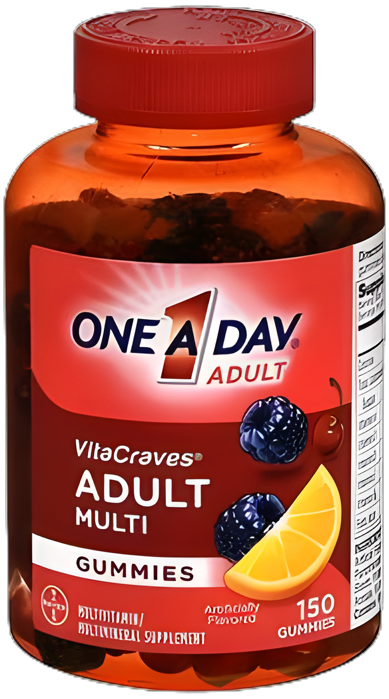One-A-Day Multivitamin Gummies: Vitamin B6, B12, C (Ascorbic Acid), E & Folic Acid Supplement
