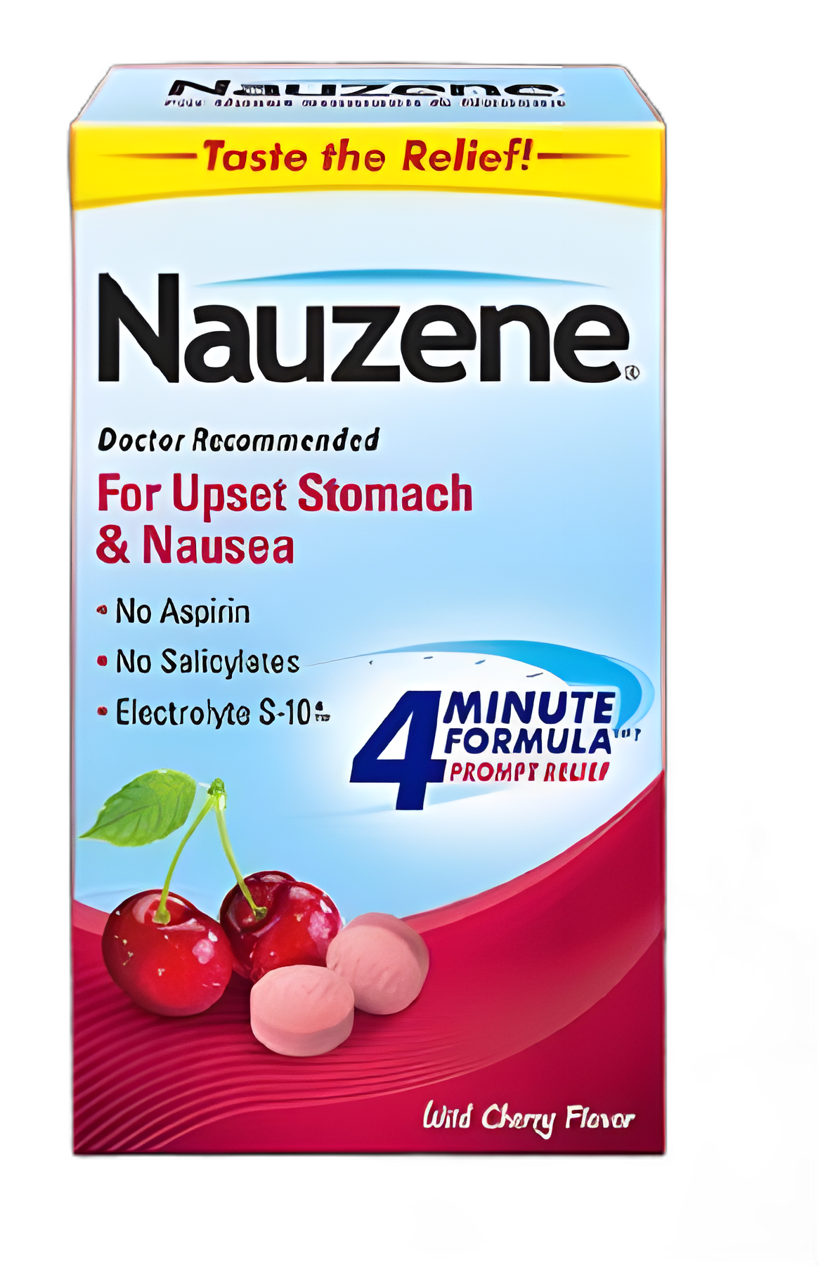 Nauzene® Chewable Tablets 230 mg for Nausea & Upset Stomach Relief - 42 Count