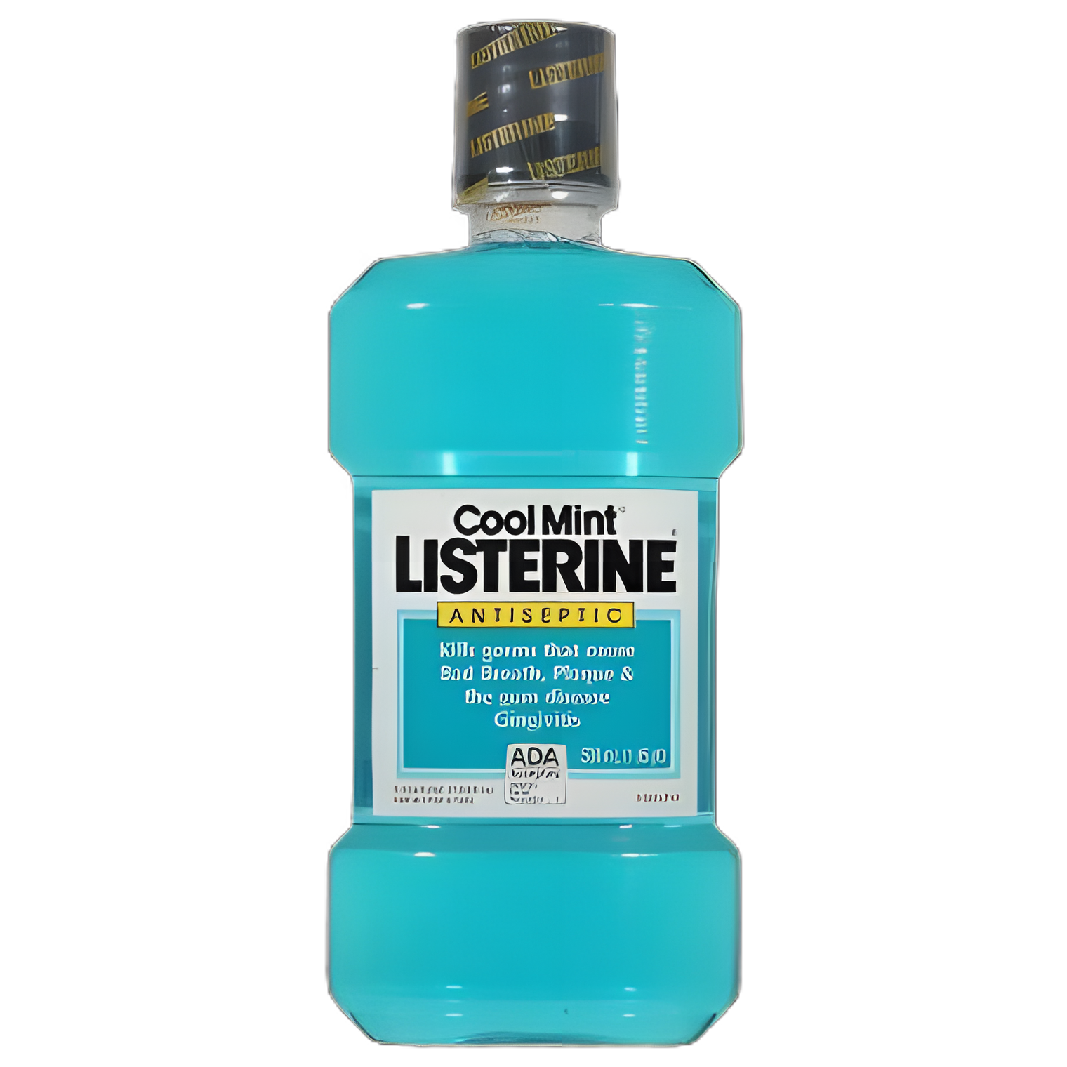 Listerine Cool Mint Antiseptic Mouthwash, 500 mL - Kills Germs for Fresh Breath