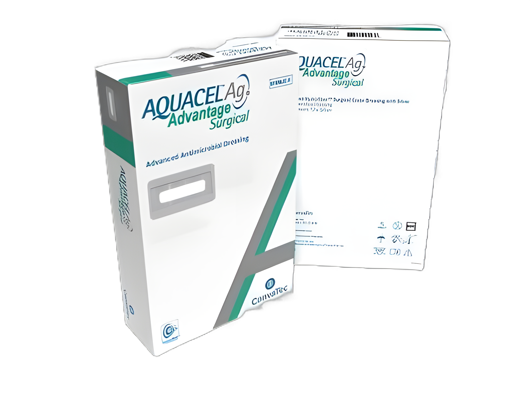 Aquacel® Ag Advantage Surgical Silver Hydrofiber Dressing - 3.5x10" Rectangle Sterile
