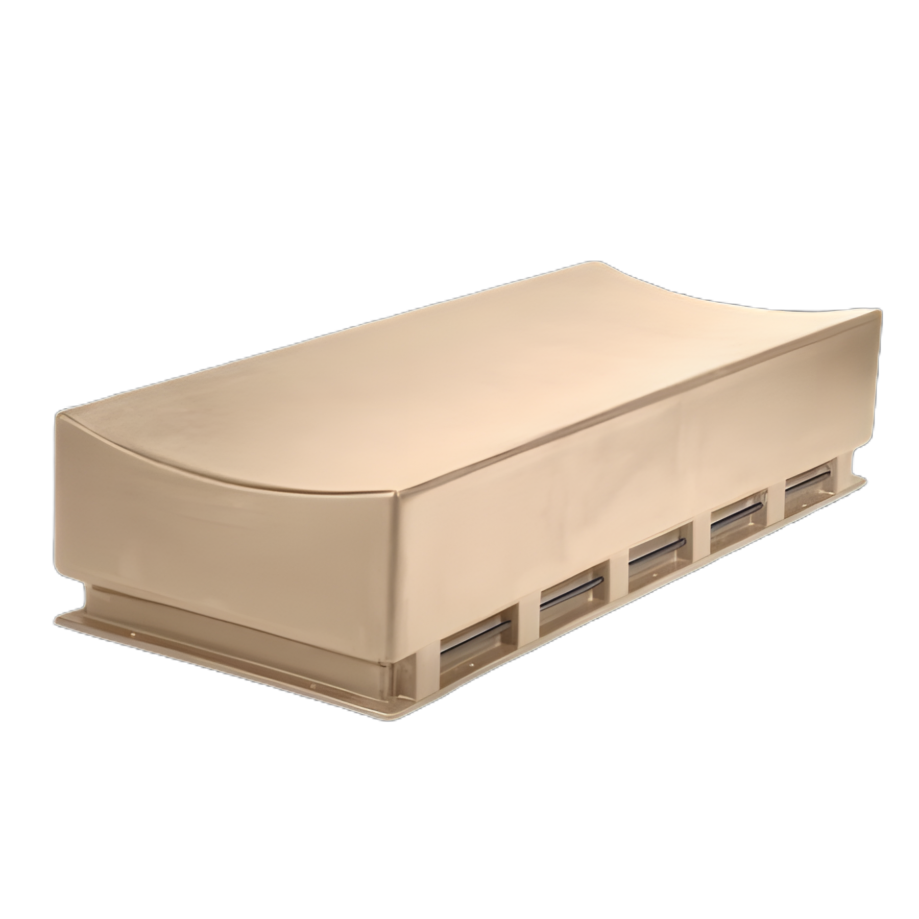 Restraint Bed 75 Inch Length Curved Top 16 Inch Height