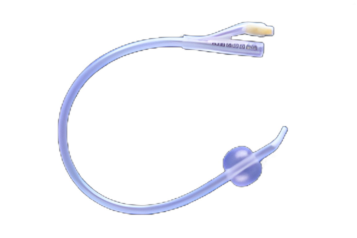 Foley Catheter Rusch® 2-Way Coude Tip 5 cc Balloon 18 Fr. Silicone