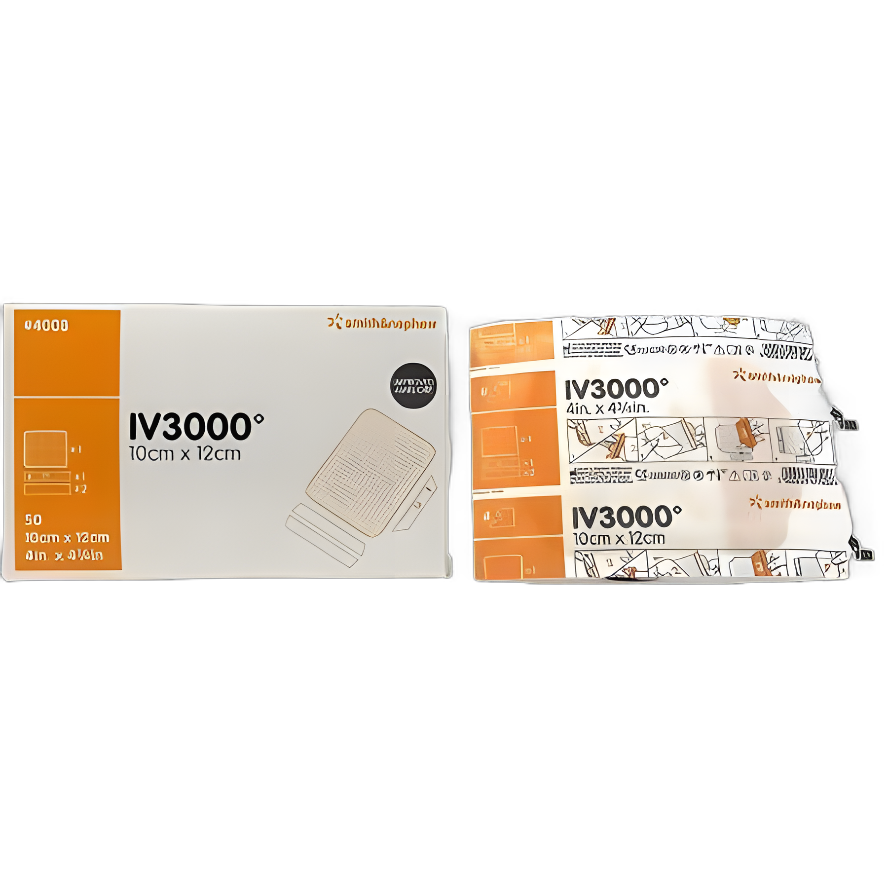 I.V. Dressing IV3000™ REATIC Film 4 X 4-3/8 Inch Sterile