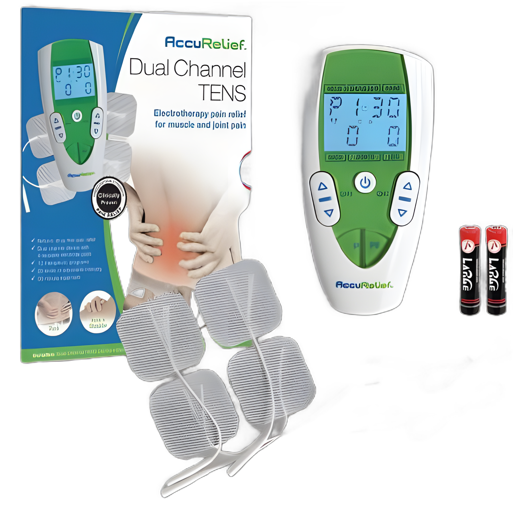 Patterson Medical Supply TENS Unit 2-Channel for Pain Relief