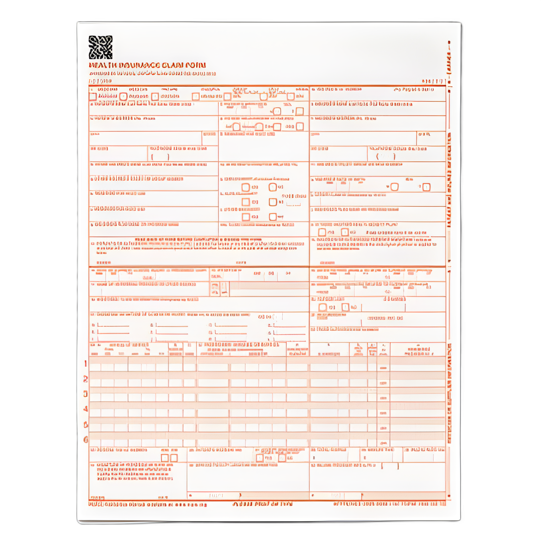 CMS-1500 Medicare/Medicaid Forms for Laser Printers, One-Part (No Copies), 8.5 x 11, 250 Forms Total