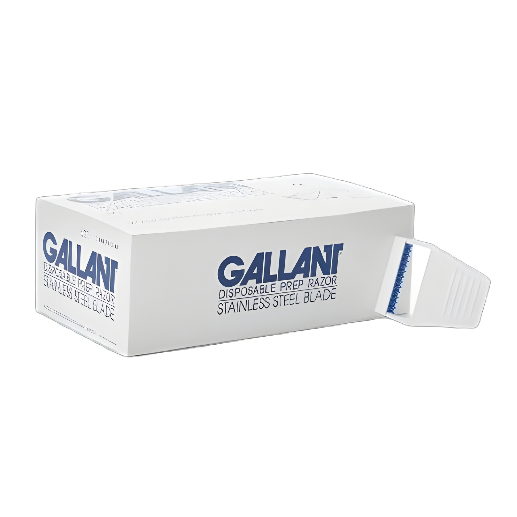 Surgical Prep Razor Gallant® Single Edge Single Blade NonSterile Disposable - D845