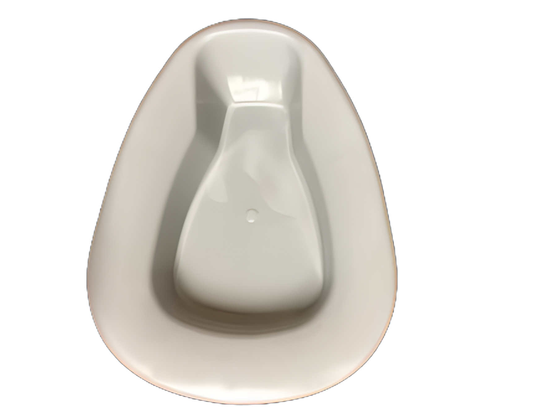 GMAX Stackable Bedpan Gray 2 Quart / 1893 mL - Durable Plastic, Latex-Free