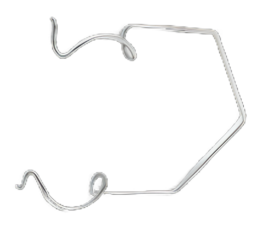 Eye Speculum Visitec® 40 L X 30 W mm, 14 mm L Blade, 0.8 mm Wire