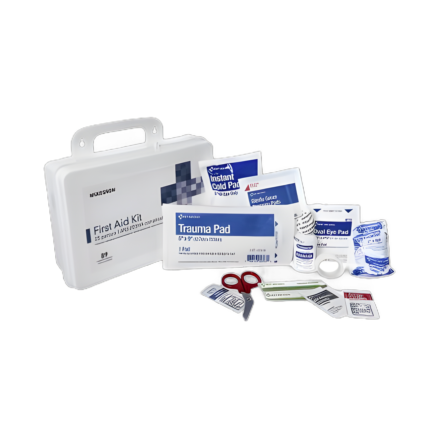 McKesson 25 Person First Aid Kit, Durable Plastic Case - Medical Grade
