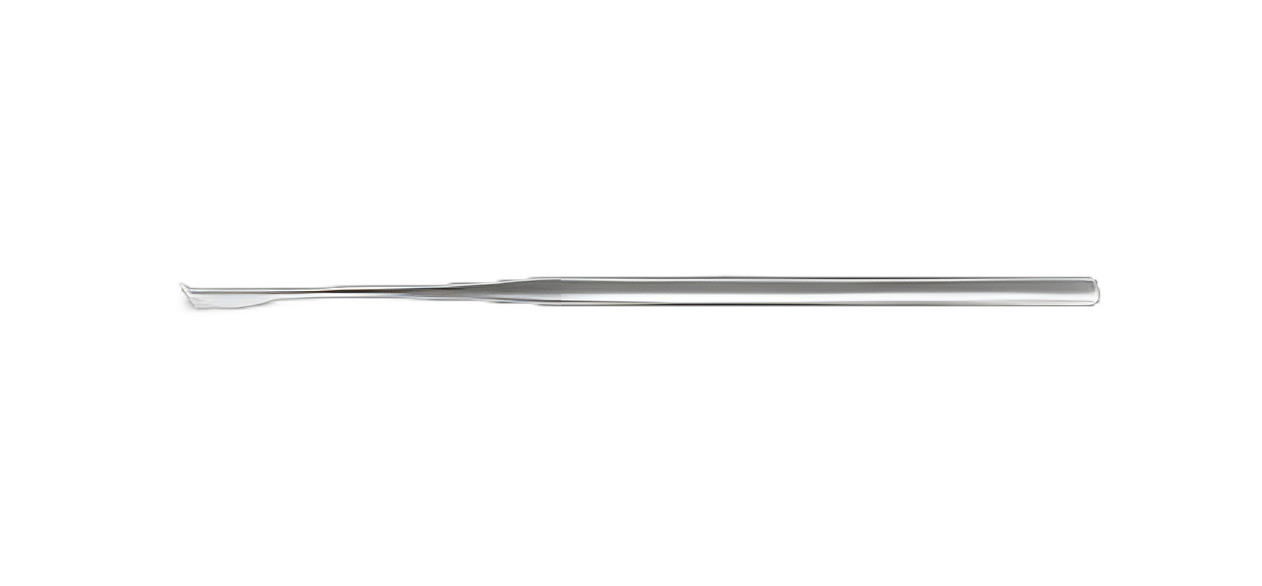 Knife Curette Storz® House-Sheehy 6-3/5 Inch Length Round Handle 2 mm Tip Curved Semi-Sharp Blade Tip