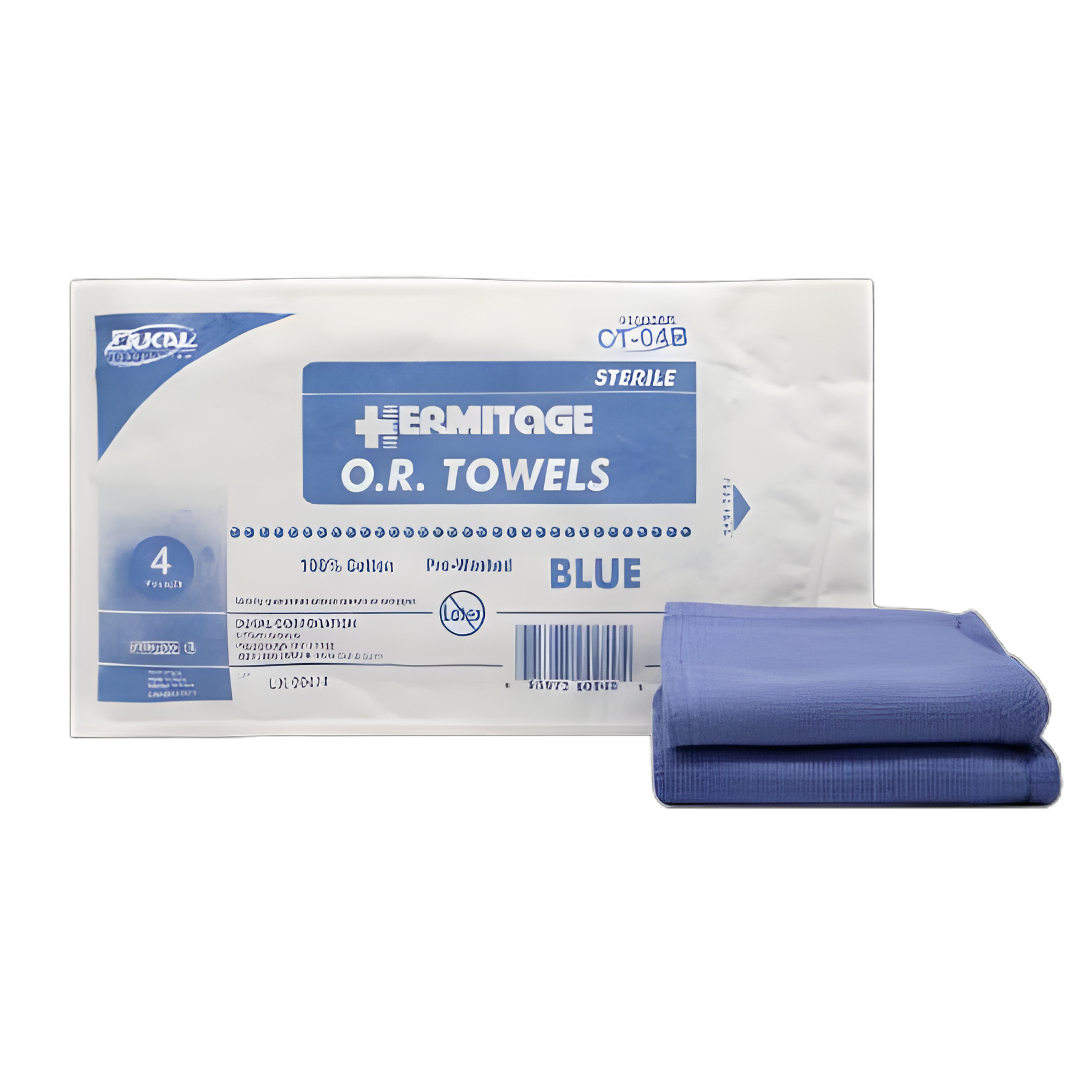 O.R. Towel Dukal™ 17 W X 26 L Inch Blue Sterile - CT-04B