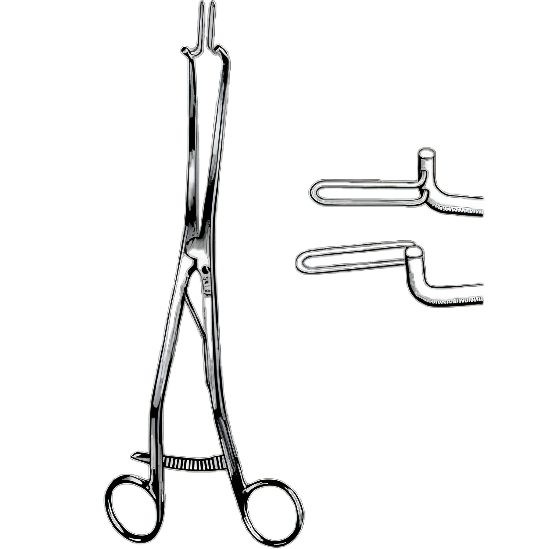 Endocervical Speculum Sklar® Kogan Premium OR Grade Stainless Steel Wide Wire Blade Single Spring Offset Finger Ring Ratchet Lock Reusable
