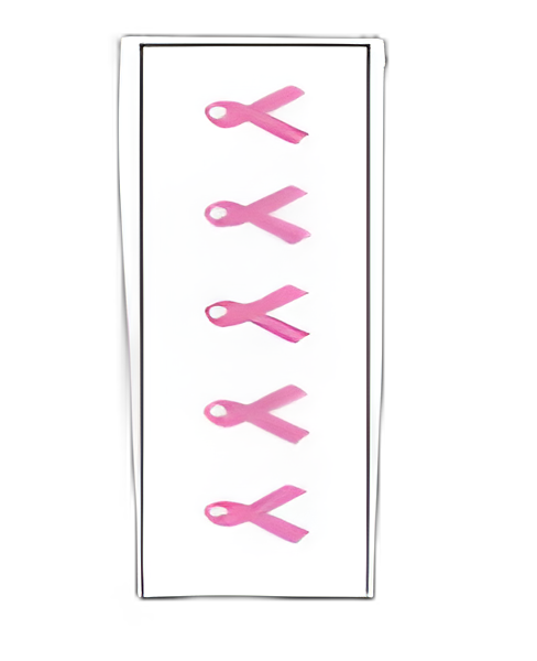 Key Surgical® Colored Identification Tape for Medical Instruments, Pink/White Vinyl, 1/4 Inch