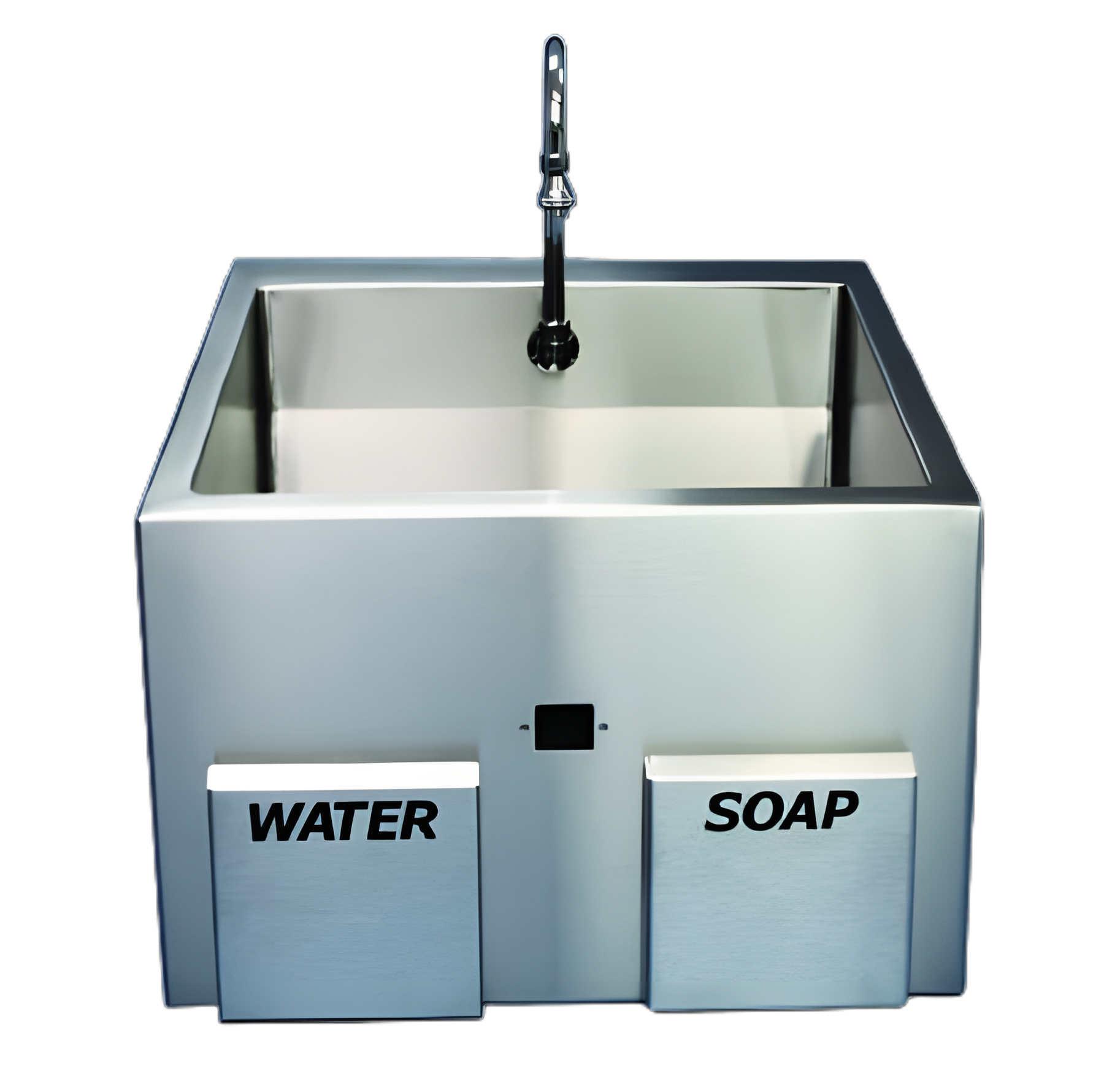 Surgical Scrub Sink ES Series Mounted Single Sink High Mount Swivel Gooseneck Spout Adjustable Swivel Spray Aerator