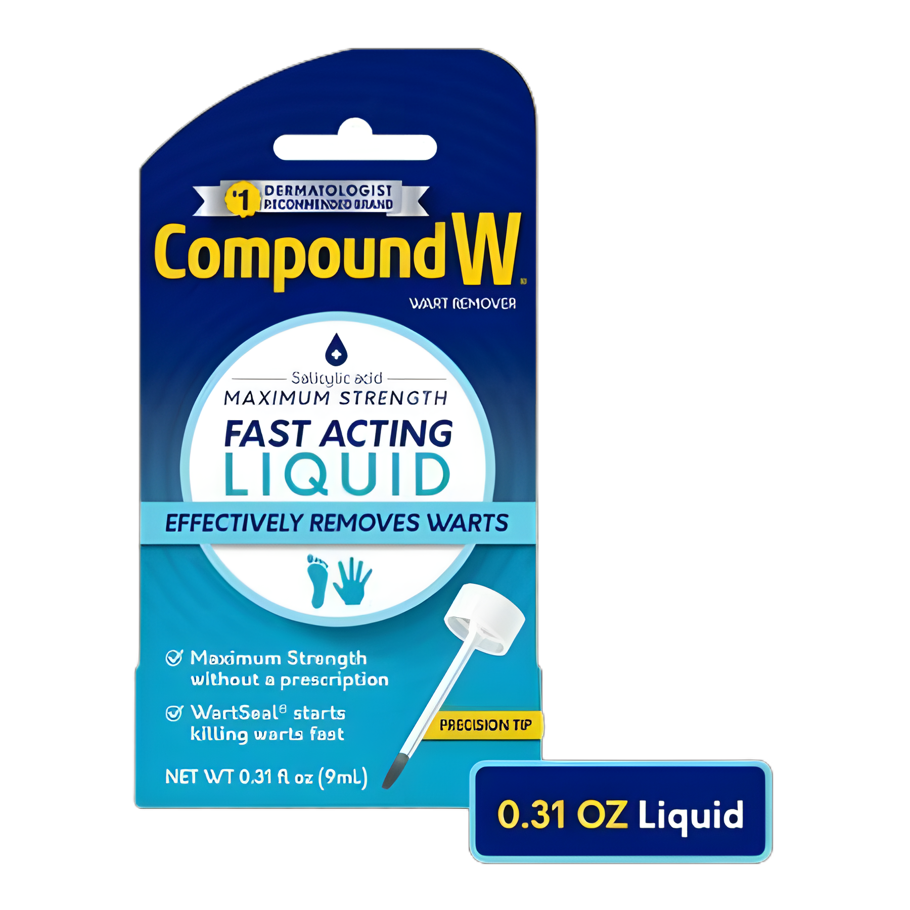 Wart Remover Compound W® 17% Strength Topical Solution 0.31 oz.