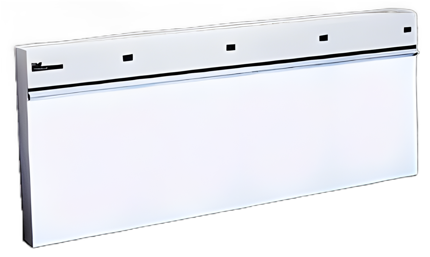X-Ray Illuminator Trimline 4 Bank 2 Tier 2 Lamp 15 W Wall Mount 44 W X 28 H X 3-1/4 D Inch Four, 17 L X 14 W Inch Film