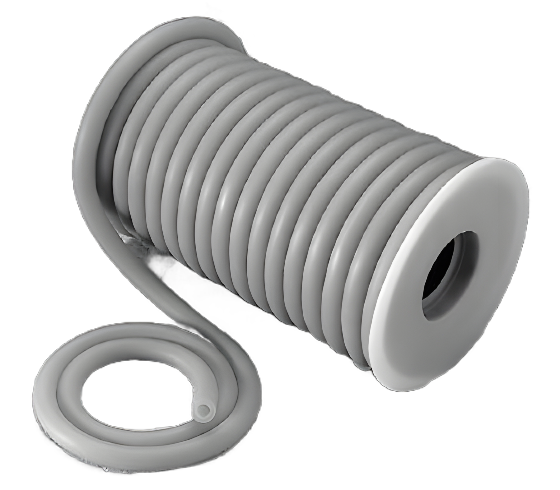 General Use Tubing Natural Latex Rubber 1/4 Inch I.D. 50 Foot Length NonSterile Without Connector - 036RA50CONT