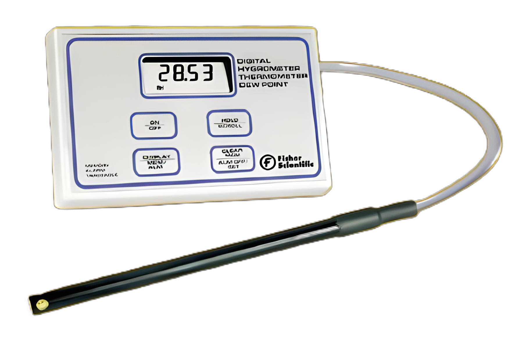 Fisherbrand™ Traceable® Digital Thermometer/Hygrometer with External Probe -40° to 220°F (-40° to 104°C)
