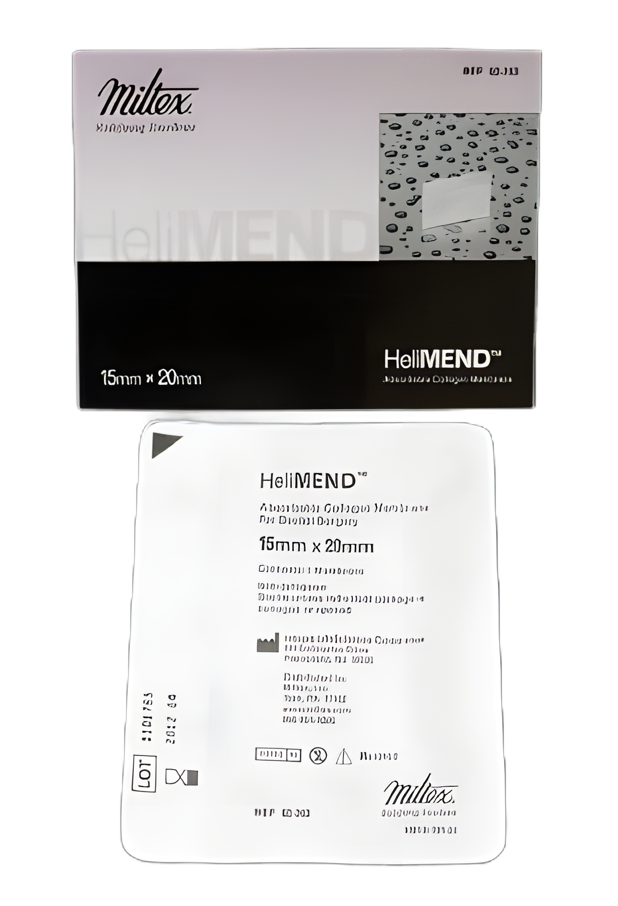 Absorbable Collagen Membrane HeliMEND™ 15 mm X 20 mm Rectangle Sterile