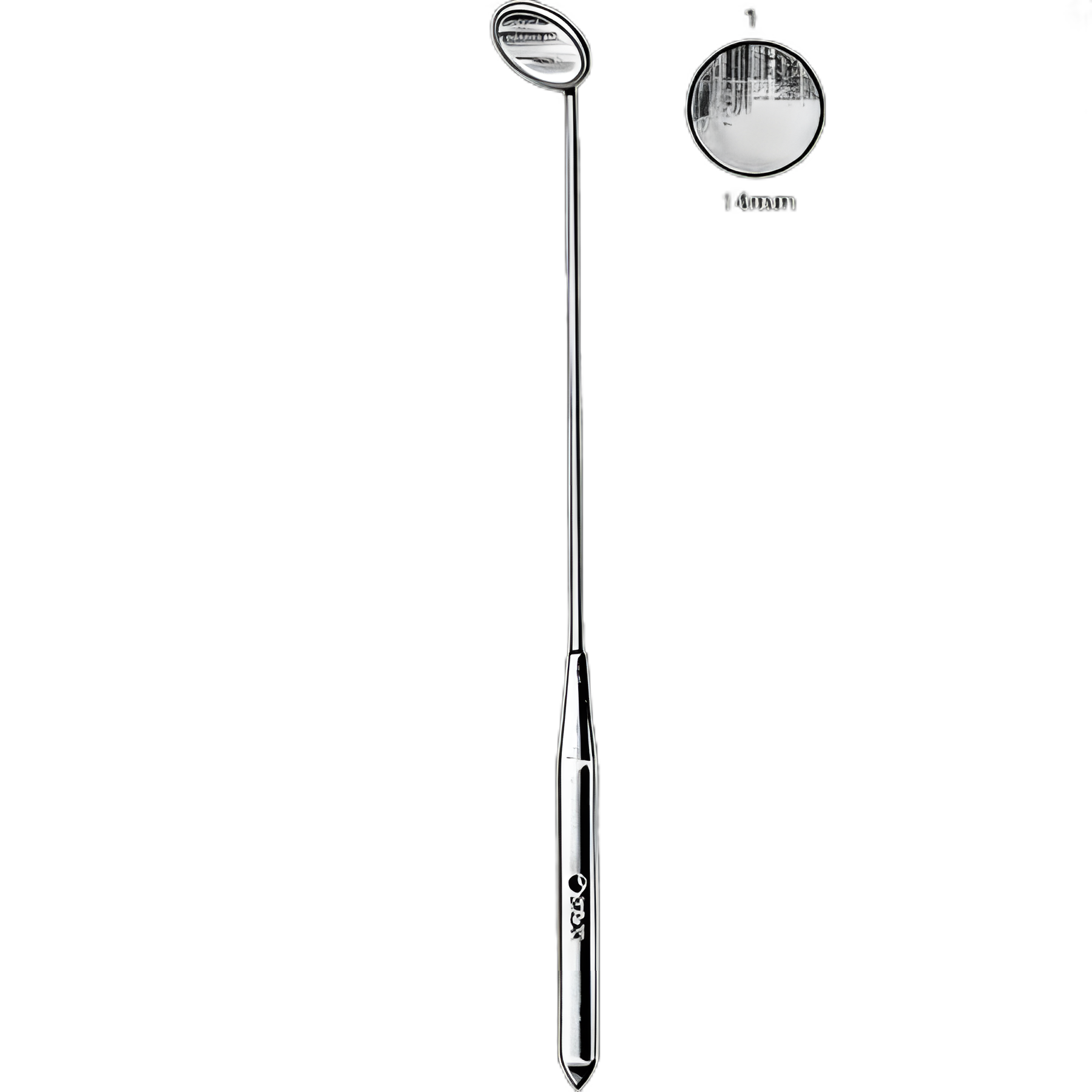 Laryngeal Mirror Sklar® Size 1 / 14 mm Stainless Steel With Handle