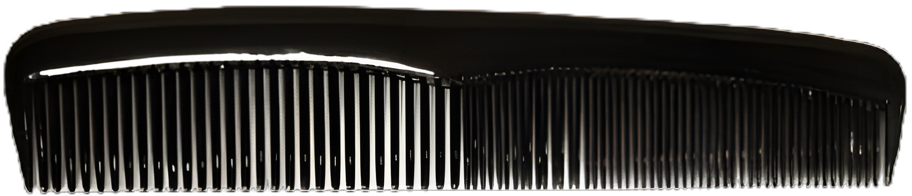 Comb 8 Inch Black Plastic