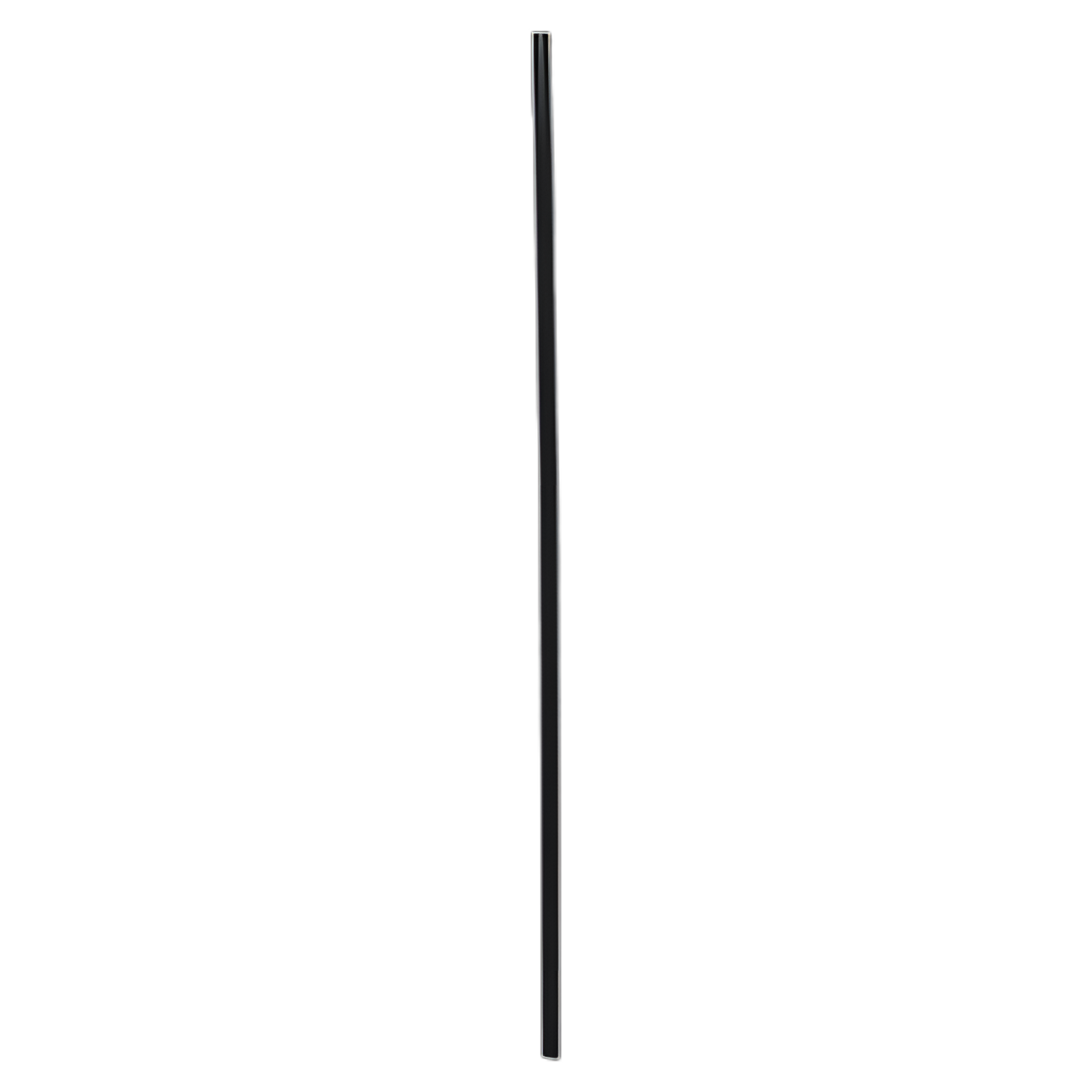 Polypropylene Cocktail Straws, 8-Inch, Black - Medical Grade, 5,000/Carton
