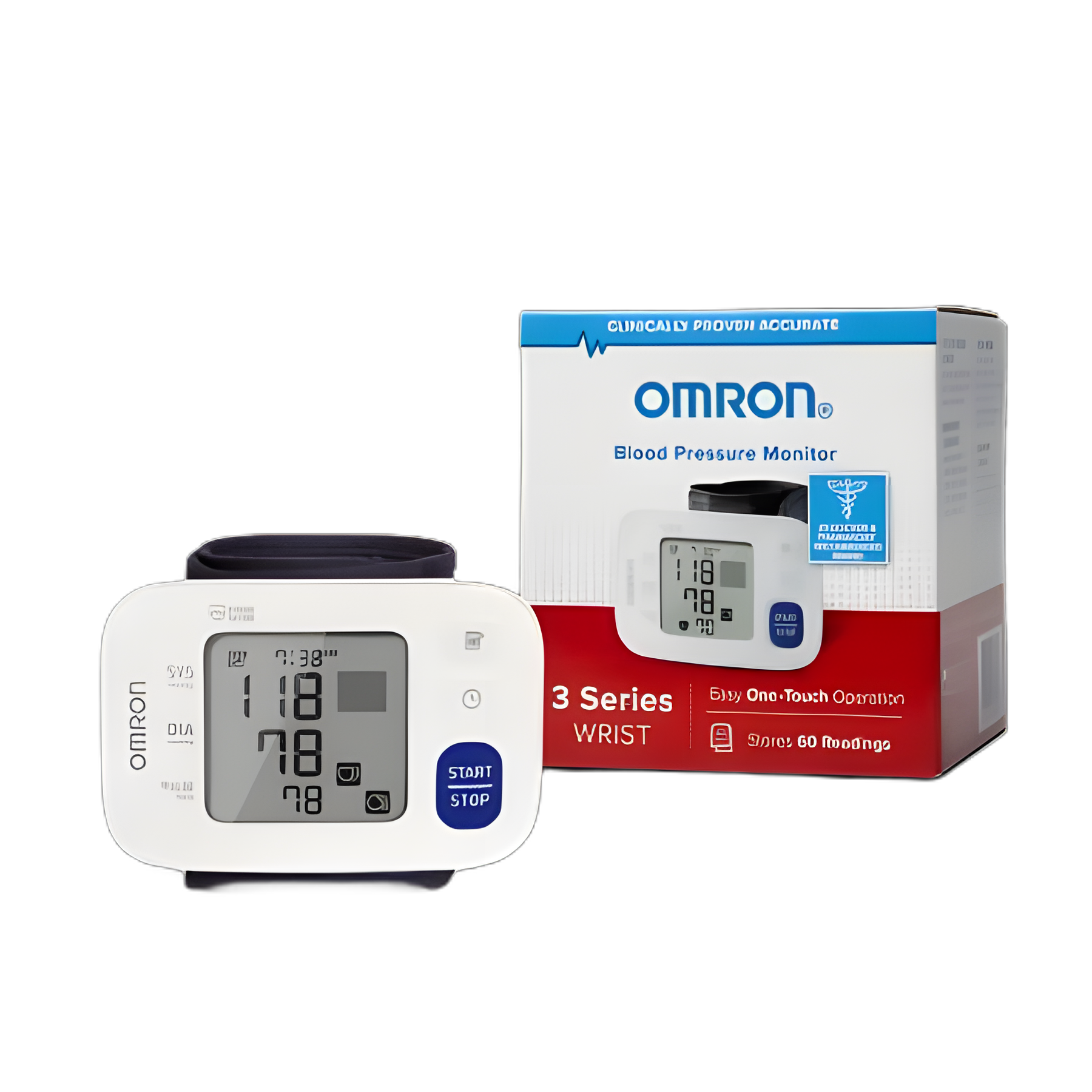 Omron 3 Series Automatic Digital Blood Pressure Monitor with Large Nylon Cuff (23 - 40 cm) for Home Use