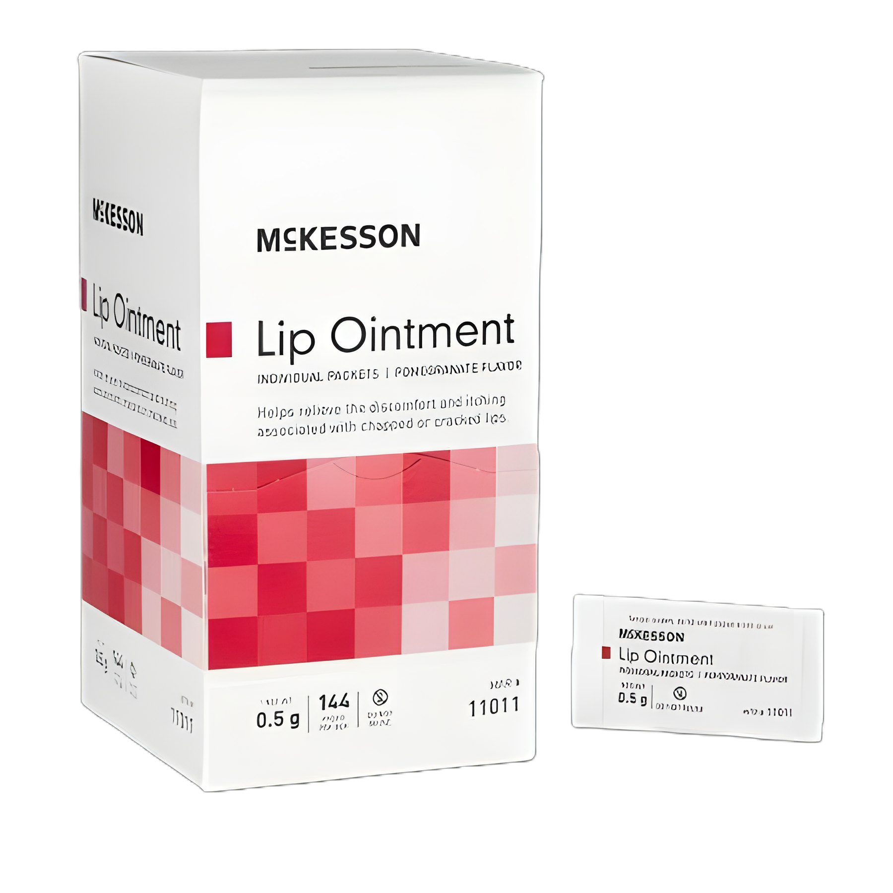 McKesson Lip Balm 0.5 gm Individual Packets - Pomegranate Flavor