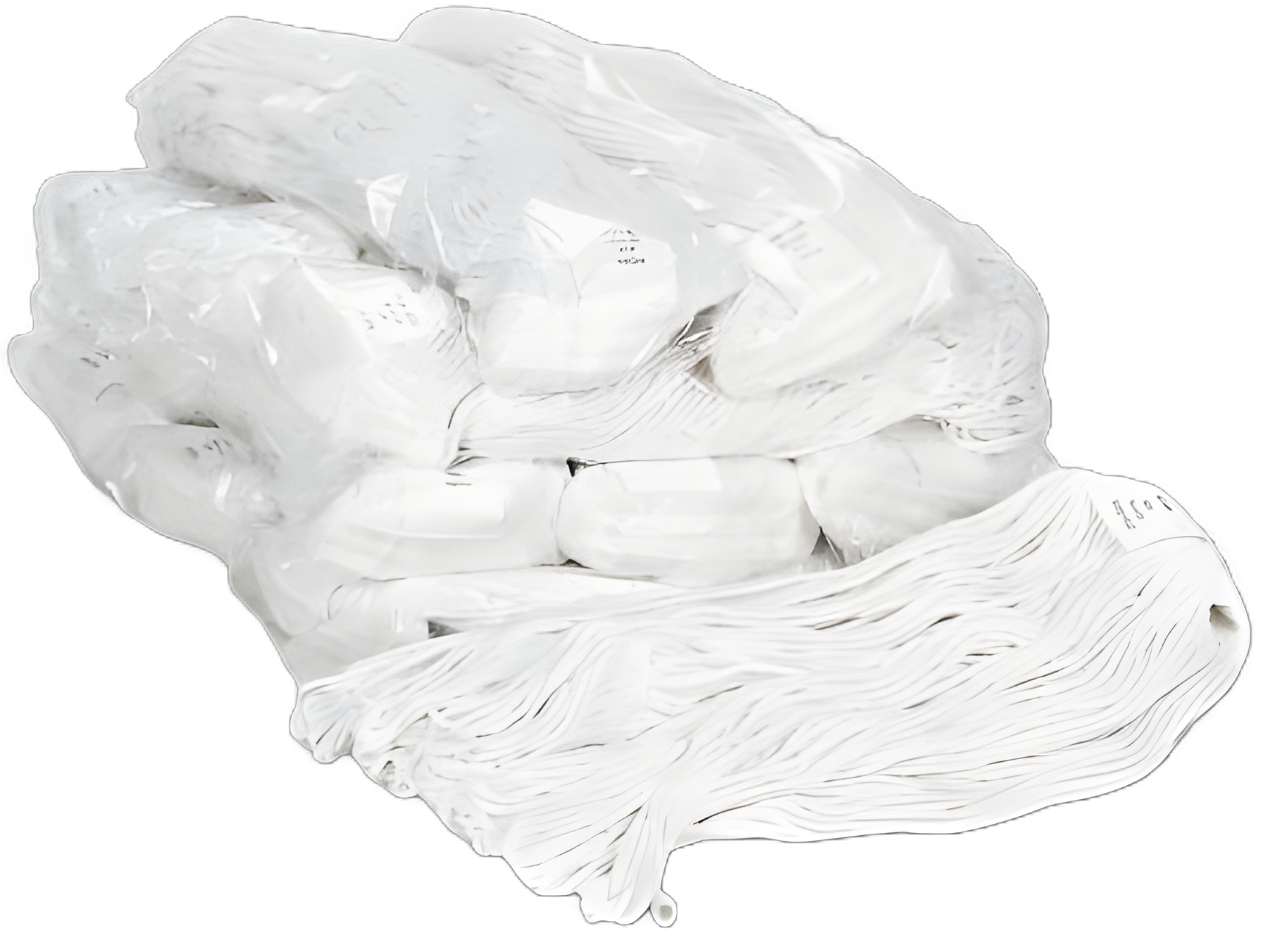 Boardwalk® Looped-end White Rayon Wet String Mop Head for Medical Facilities