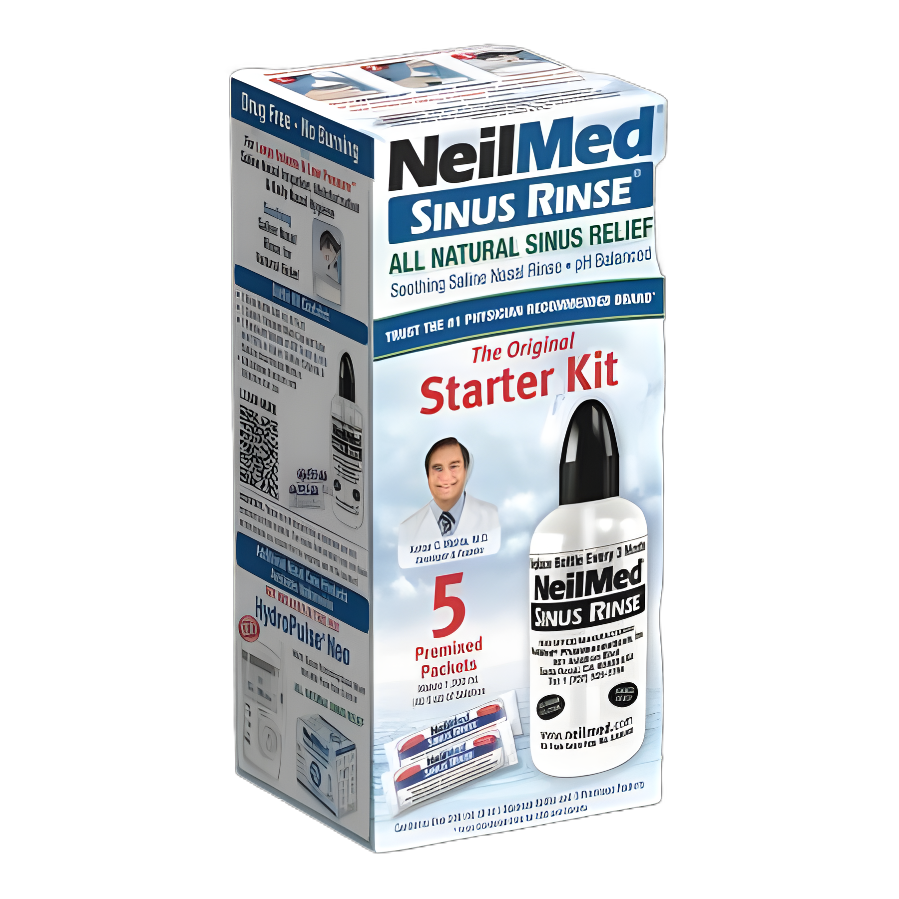 Saline Nasal Rinse Kit Neilmed® Sinus Rinse™ 5 Packets