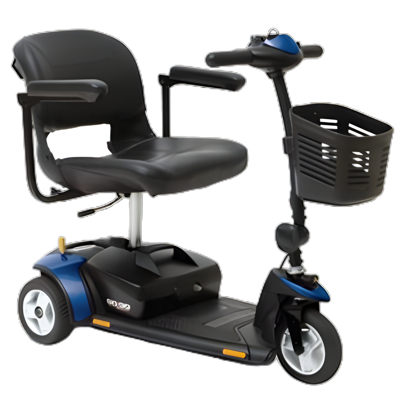 3 Wheel Electric Scooter 260 lbs. Weight Capacity Red / Blue / Silver