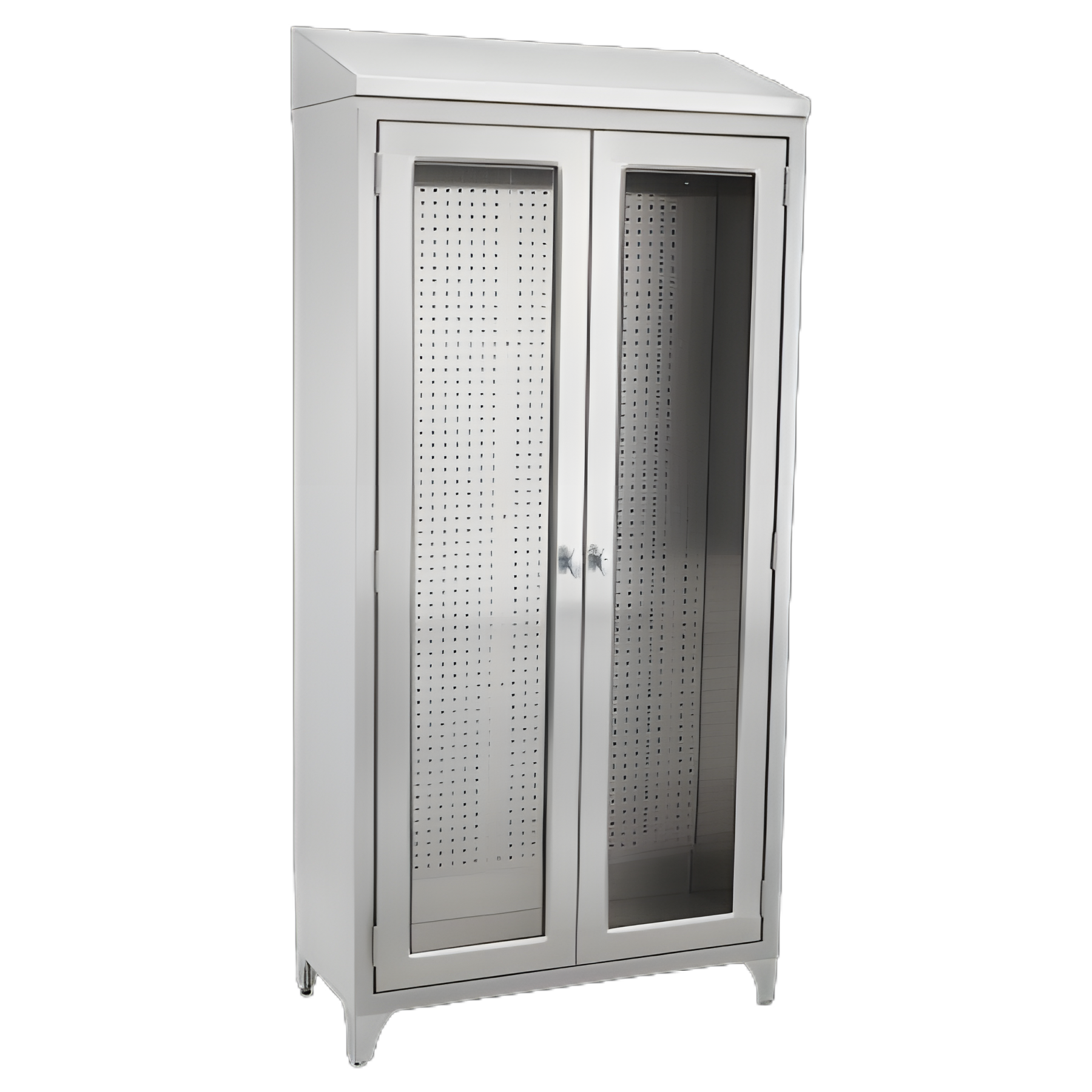 Blickman Stainless Steel Walter Instrument Cabinet with Glass Doors