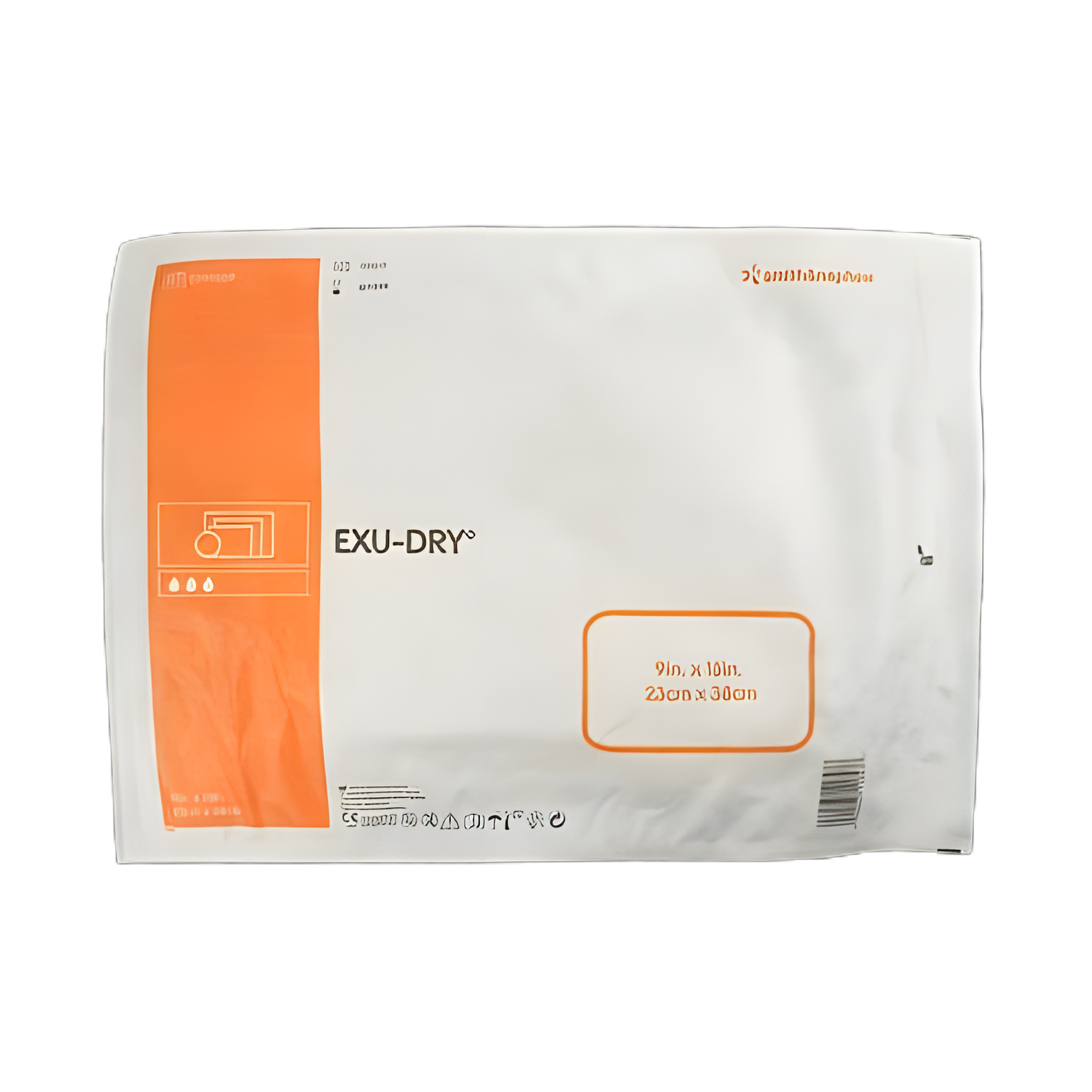 Super Absorbent Dressing EXU-DRY Anti-Shear 9 X 15 Inch Rectangle - 5999009